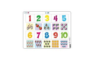 Dino Čísla 1-10 - Vzdělávací puzzle