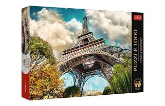 Puzzle Premium Plus - Photo Odyssey:Eiffelova věž v Paříži, Francie 1000dílků 68,3x48cm v krab 40x27