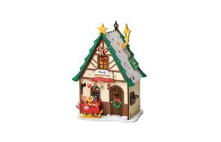 RoboTime Miniatura domečku Svítící vánoční dům