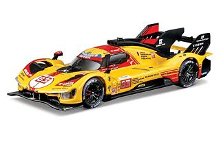 Bburago - RACING, Ferrari 499P - 24H Le Mans 2024 v dekorativním boxu, 1:43