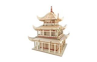 Woodcraft Holz 3D Puzzle Yueyang Turm