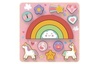 2Kids Toys Balanční puzzle Unicorn 2 v 1