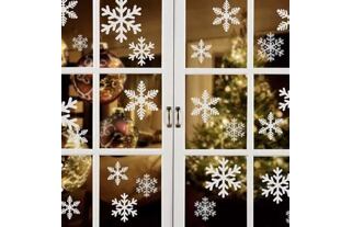 Vánoční samolepky na okna