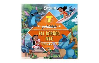 Knížka Stitch - 7 pohádek na dobrou noc 23x22,5cm CZ text