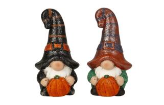 Ospalý trpaslík s dýní v ruce