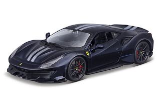 Bburago - RACE+PLAY, Ferrari 488 Pista, tmavě modrá, 1:24