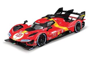 Bburago - RACING MODEL KIT, Ferrari 499P - 24h Le Mans, červená, 1:24