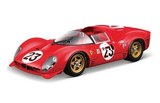Bburago - RACING, Ferrari 330 P4 Daytona (1967), červená, 1:24