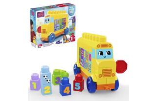 Stavebnice Mega Bloks Zábavný autobus s počítáním