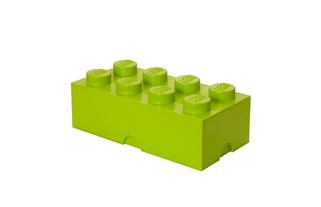 LEGO úložný box 8 - světle zelená