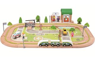 2Kids Toys Vláčkodráha Vesnice 110 dílů