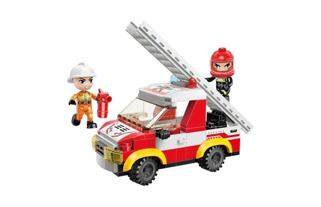 Qman Mine City Fire Line W12011-3 Automobilový žebřík