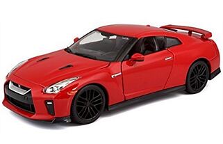 2017 NISSAN GT-R 1:24 červený