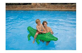 Intex 58546 Nafukovací krokodýl s držadlem 168 x 86 cm