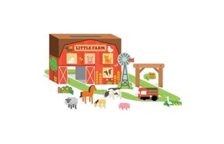 Petit Collage Kleiner Bauernhof Spielset
