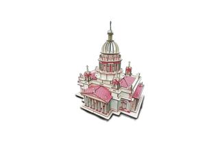 Woodcraft Holz 3D Puzzle Issa Kiews Kathedrale