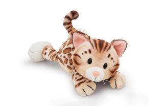 NICI plyš Kočka bengálská 20cm, ležící green