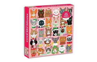 Galison Puzzle Slavnostní kočičky 500 dílků