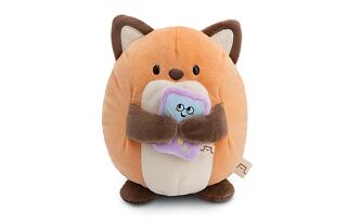 NICI plyš MyMochi Liška Geeks 16cm s videohrou v dárkovém balení,11x12x6,5cm