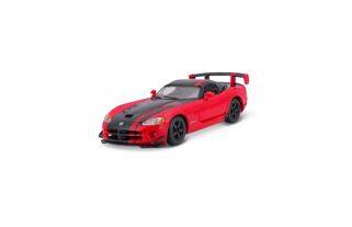 Bburago - Auta HOBBY, Dodge Viper SRT 10 ACR, červeno-černá, 1:24