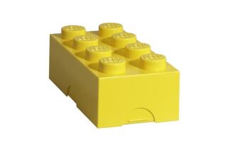 LEGO box na svačinu 100 x 200 x 75 mm - žlutá
