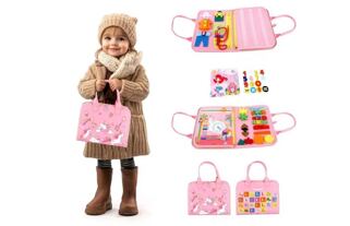2Kids Toys Senzorická busy kniha Jednorožec 1