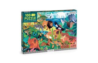 Mudpuppy Zvířata světa Puzzle100 dílků