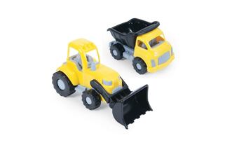 Velký set , nákladní auto a nakladač