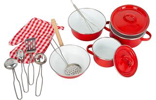 Small Foot Kinderbesteck aus rotem Metall