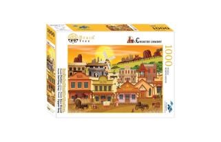 Brain Tree Puzzle Western Town 1000 Teile