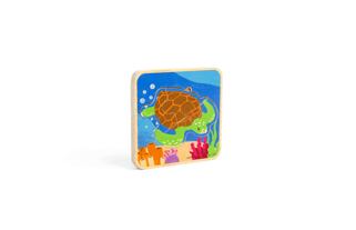 Bigjigs Toys Schildkröte Lebenszyklus Puzzle