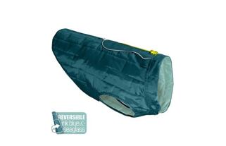 Kurgo® Loft Nepromokavá bunda pro psy Ink Blue/Seaglass L