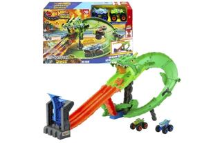 Hot Wheels Monster trucks dráha dračí zkáza