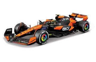 Bburago - RACE Formule F1 v dekorativním boxu, McLaren Team MCL38 (2024), 4# Lando Norris, 1:24