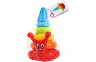 Puzzle Pyramide Ringe Schnecke Kunststoff 6pcs 12m+