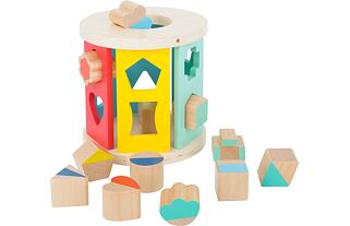 Small Foot  Einsteckbarer bunter Zylinder aus Holz