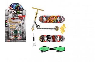Set Skateboard Schraube, Scooter Finger, Waveboard Kunststoff mit Zubehör