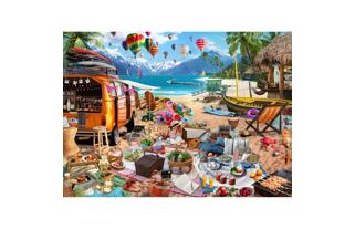 Brain Tree Puzzle Urlaub am Strand 1000 Teile