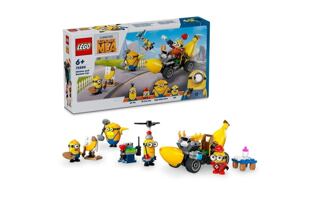 Lego Mimons und Bananenauto