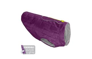 Kurgo® Loft Nepromokavá bunda pro psy Deep Violet/Grey S