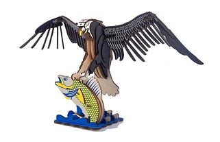 Woodcraft 3D Puzzle Adler aus Holz