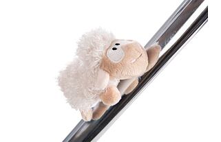 NICI Magnet Schaf weiss 11cm GRÜN