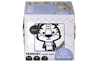 GAGAGU Smyslová kostka midi 10 cm Tygr a kráva