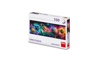 Dino Puzzle Barevné planety150 dílků panoramic