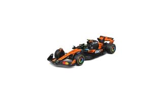 Bburago - RACE F1 v dekorativním boxu, McLaren F1 MCL39 (2025) #4 Lando Norris, 1:43