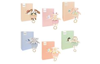Doudou Plyšové zvířátko hrající melodii 20 cm 1 ks