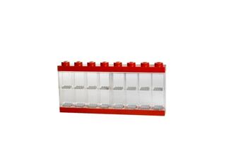 LEGO sběratelská skříňka na 16 minifigurek - červená