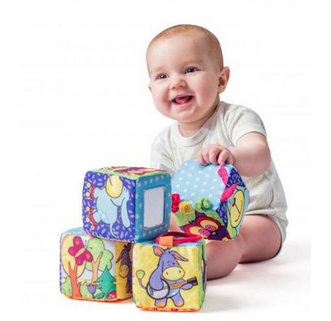 Textilní kostky NINY