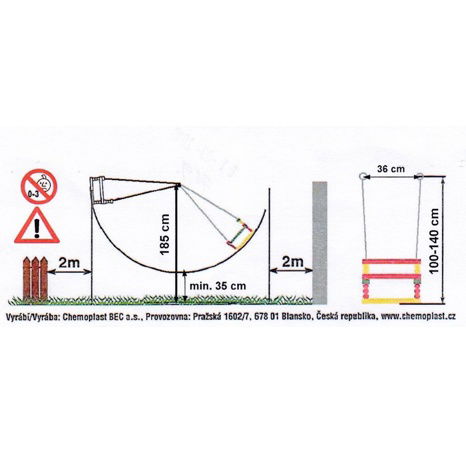 Chemoplast Dětská houpačka