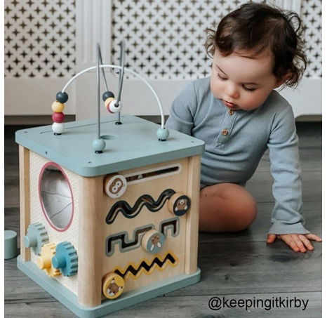 Bigjigs Baby Motorická aktivní kostka